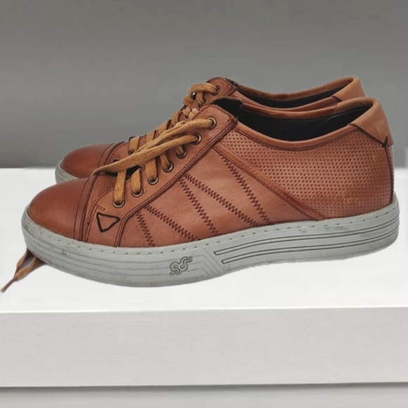 Gravity Defyer Men's Orthopedic Brown Leather Casual Size 9 - Picture 1 of 12